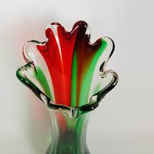 Vintage Murano Sommerso Swung Glass