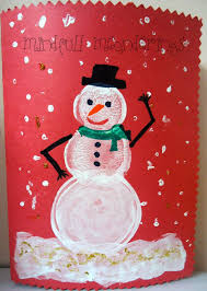 snowman card for