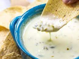 white queso cheese dip 4 ings