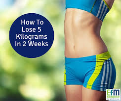 lose 5 kilograms in 2 weeks