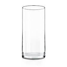 Clear Glass Cylinder Flower Vase Candle