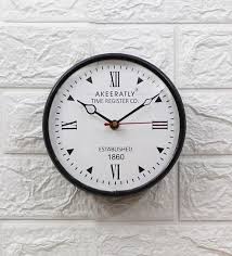 Buy Vintage Quartz Metal Wall Clock At