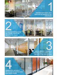 tempered glass partition wall cost