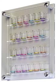 Shot Glass Shelves Clear Acrylic With