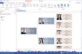 Organizational Chart Desktop Program Create Great Looking