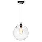 10-inch 1-Light Mini Pendant Lighting Fixture with Transparent Glass Shade 5553P10-Clear CWI Lighting