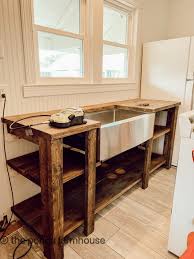 diy budget open kitchen cabinet you can