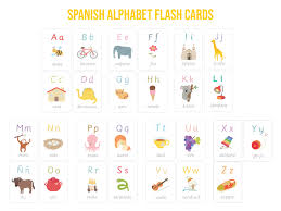 · spanish often uses diacritical marks over . 10 Best Printable Spanish Alphabet Cards Printablee Com