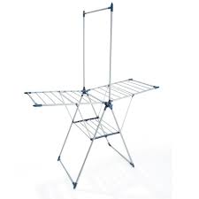 If you are looking for a traditional solid wood drying rack, then the pennsylvania woodworks clothes drying rack is the best option. Winged Clothes Airer With Garment Rack Kmart