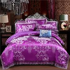 silver purple luxury silk satin