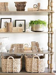 decorating with baskets the cottage