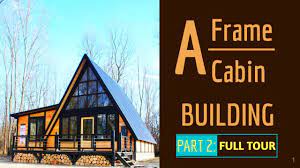 building an a frame cabin from scratch