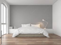 Minimal Bedroom 3d Render There Are