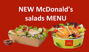 salads 2023 and s mcdonald menu