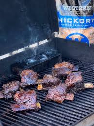 sous vide and hickory smoked short ribs