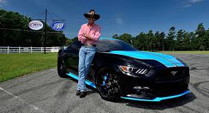 richard petty customized ford mustang