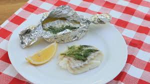 grilled cod in foil packets savory