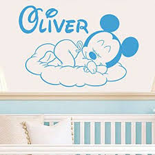Name Decal Mickey Mouse Vinyl Sticker