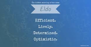 Maybe you would like to learn more about one of these? The Hidden Meaning Of The Name Eldo Namious
