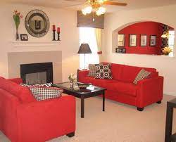 Paint Living Room With Red Sofa Red