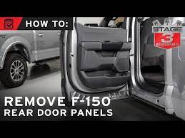 Remove 2021 F 150 Rear Door Panels