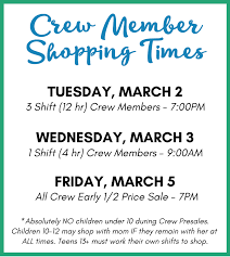 Some jobs have only one standard work shift while shift jobs have shifts that cover up to 24 hours of operation, usually, three shifts that last 8 hours, called, 1st, 2nd, and 3rd shift. Crew Members Little Sprouts Sale