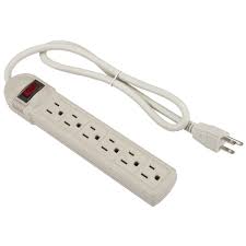 hft brand 6 outlet power strip 64144