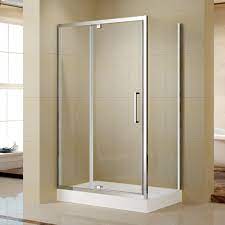 Aluminum Frame Pivot Shower Door With