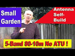 ham radio small garden 80m 10m 5 band