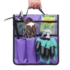 Garden Foldable Tool Bag Purple