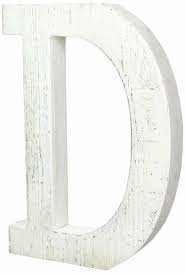 Adeco Wooden Hanging Wall Letters D