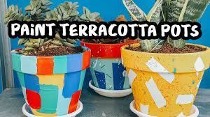 3 ways to paint terracotta pots diy
