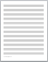 Get Your Free Music Staff Paper