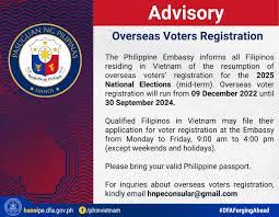 overseas voters registration