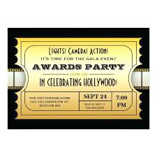 Awards Invitation Template Awesome Movie Ticket Party