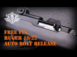 free fix ruger 10 22 auto bolt release