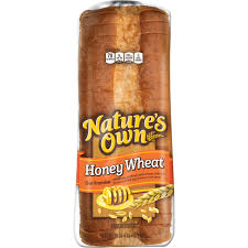 nature s own bread enriched honey wheat