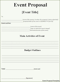 Craft The Perfect Event Proposal Template Now Guidebook