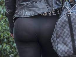 Lauren Goodger looks like she's been tangoed as she shows off her bum in see -through leggings | The Irish Sun