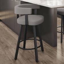 black metal swivel bar stool 44412 30