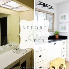 jack and jill bathroom makeover our
