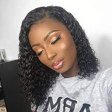 Once you decide to cut your hair short to layers can also help you spend less time for styling and create a more defined hair shape. Amazon Com Lace Front Wigs For Black Women 150 Density Wet And Wavy Bob Pre Plucked Brazilian Short Water Wave Wig Natural Color 10inch Beauty Personal Care