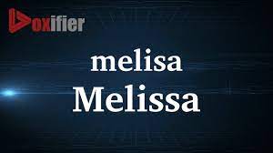 How do you say melissa in french