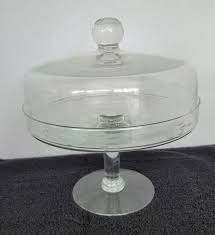 Crystal Cake Plate Dome