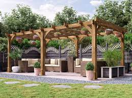 20x10 leviathan wooden pergola from the
