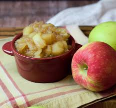 homemade chunky cinnamon applesauce