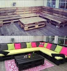 Diy Porch Furniture Pallet Lounge