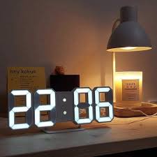 Led Digital Wall Clock Led Jam Alarm