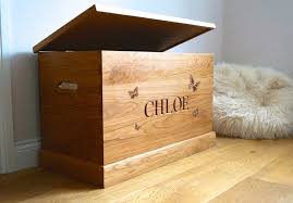 personalised oak toy bo toy chests