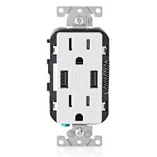 leviton 3 6a usb dual type a in wall